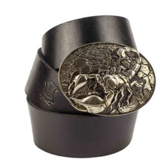 Scorpion german silver handmade belt buckle, Scorpion buckle for casual belt