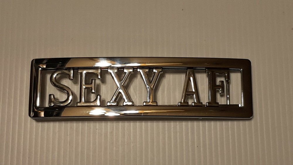 SEXY AF Custom Personalized Name Belt Buckle -Put your name or word on Buckle