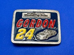 Nascar Winston Cup Series Jeff Gordon 24 American Legends Foundry Belt Buckle