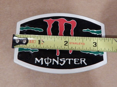 NEW!! Monster Energy Drink Logo Metal Belt Buckle Red Green