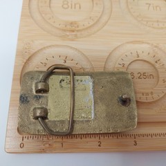 VTG Shambu Solid Brass Handmade Leather Belt Buckle