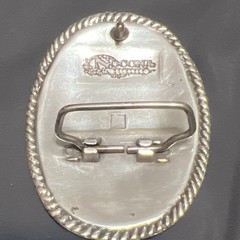 Nocona M&F Western Oval Floral Scroll Belt Buckle 37222
