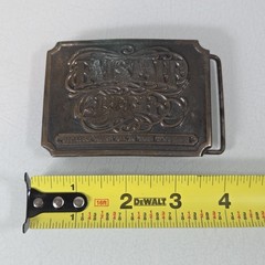Vintage Falstaff Beer Bronze Belt Buckle Because We&rsquo;re All In This Together