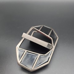Vintage Transformers Reversible Belt Buckle Red And Purple