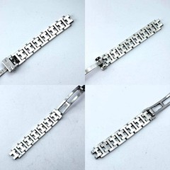 Hermes Clipperh Band Watch Silver D Buckle
