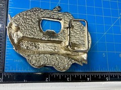 GET LUCKY Four Leaf Clover Shamrock St Patrick Day Belt Buckle Bottle Opener