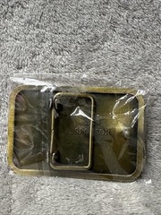 « Freedom Is Not Free » Brass Belt Buckle Eagle Stars 2014 Sponsor USA New
