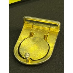 Christian Dior Vintage Belt Buckle Gold Silver Two Tone Made in Italy Logo