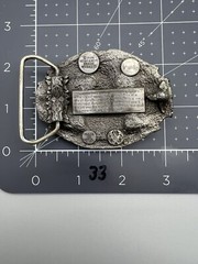 I Am Proud To Be An American Fire Fighter 1988 Belt Buckle (33)