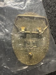 Vintage GWRRA Gold Wing Road Riders Belt Buckle Illinois Land Of Lincoln USA NEW