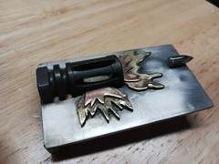 AR15 Flash Supressor Belt buckle – handmade RT ARTISAN WORKS