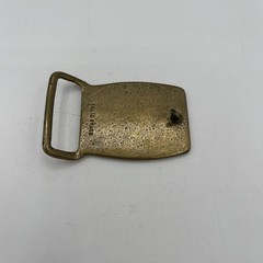 Vintage Golf Clubs Ball Belt Buckle Rectangle Brass 2.25in x 1.75in