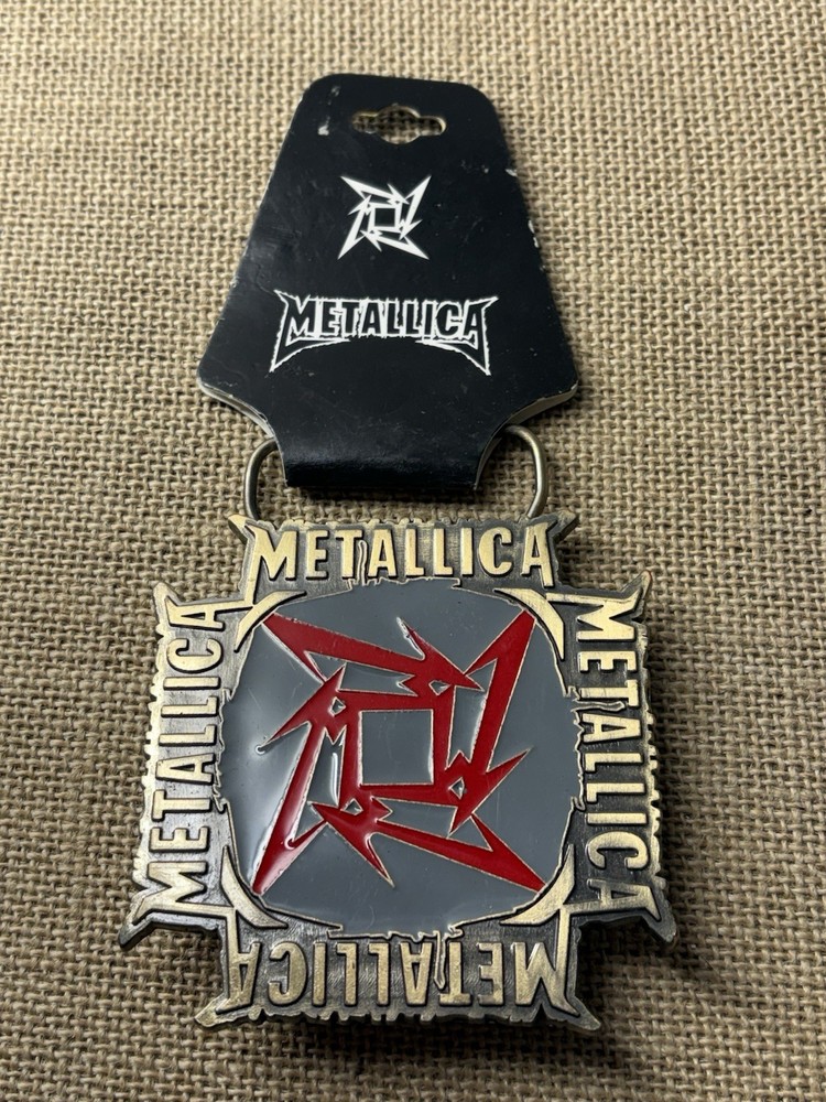 2005 METALLICA Rock Band Souvenir Music Belt Buckle ***READ