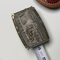 Vintage Harley Davidson Belt Buckle HD USA 10 Cent Postage
