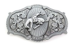 Men Biker Dark Silver Metal Western Fashion Belt Buckle Rodeo Horse Cowboy Jeans