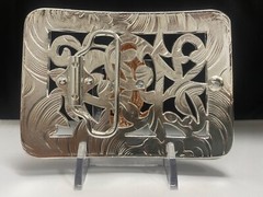 Western Style Cowboy Belt Buckle Saint Mary hebilla Vaquera Con La virgen