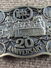 1984 Holiday Rambler RV Belt Buckle #356/500 Travel Trailer Camper