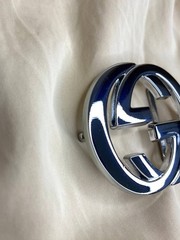 Double G 1.5` Belt Buckle Silver GG Logo 40 mm Replacement Buckle Designer Style