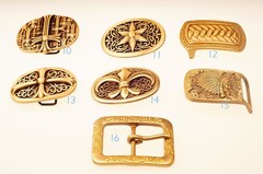 Artisic Design Quality Solid Brass Pure Copper Pin belt Buckle Leathercraft DIY