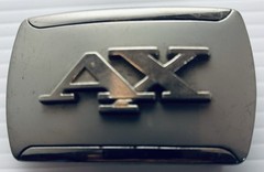 Armani Exchange belt buckle