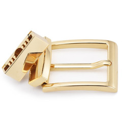 Men Reversible Belt Head Rotary Pin Buckle Single Prong Alloy Metal Belt Buckle