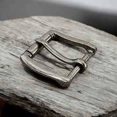 New 1-1/2&Prime; pin Belt Buckle Men and Women Antique-Silver Color Finish US stock