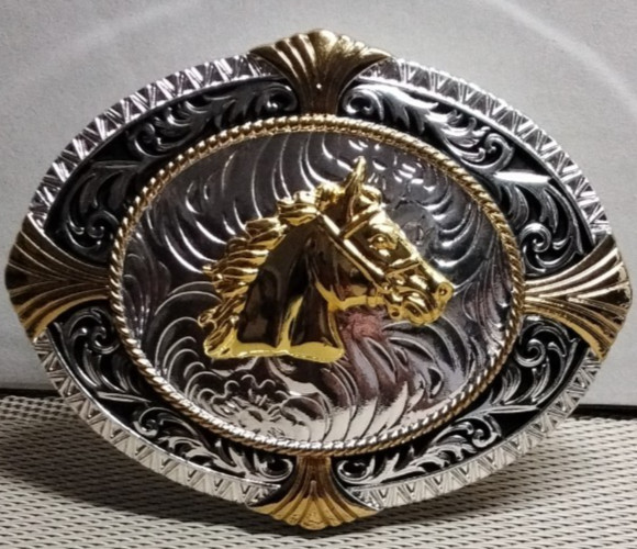 HORSE HEAD Western Cowboy Belt Buckle Hebilla Vaquera