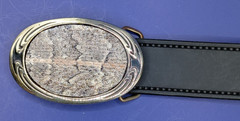 Real Canebrake/Timber Rattlesnake Insert Belt Buckle made in USA #2622