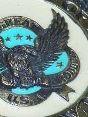 United States Of America Seal Great American Products Belt Buckle USA Made 1986