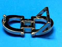 Silver Tone Metallic Double D-ring Belt Buckle ONLY for Men&rsquo;s Belt