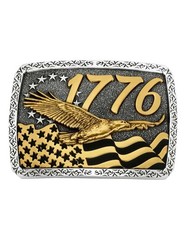 Montana Silversmiths Belt Buckle Adult Independent Silver Gold A1062P
