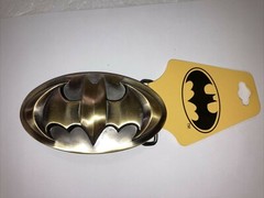 Batman Logo 3D Brass Metal Belt Buckle Vintage by CPGA Designs NEW