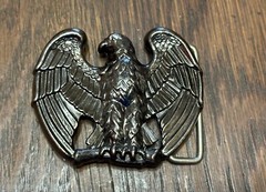 Mens Vintage Belt Buckle Avon Flying Eagle Bird Metal