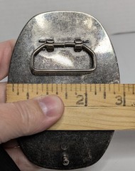 On Tap Belt Buckle Bottle Opener High Flier Beverage Black Red Silver