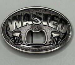 Funny Belt Buckle Wasted Beer Bottle Opener College Kalan