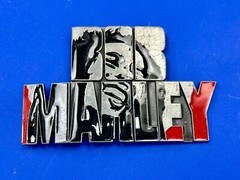 BOB MARLEY Block Letters Jamaica Reggae Beautiful Music Art Belt Buckles