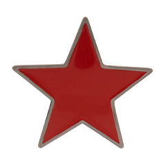 Men Women Belt Buckle Silver Metal Western Fashion Red Texas Lone Star TX Casual