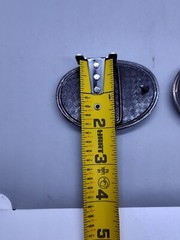 Vintage SMITH TOOL Solid Brass Belt Buckle Heavy Raised Drill Bit Lot Of 2