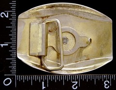 MG12156 VINTAGE ***HORSE HEAD*** ABSTRACT DESIGN WESTERN BELT BUCKLE
