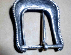 Western Belt Buckle kit with belt keeper 4 belt posts and Century Buckle Canada