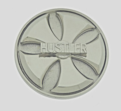 Vintage Spinner Belt Buckle Hustler Silver Metal Men Women Western Cowboy Rodeo