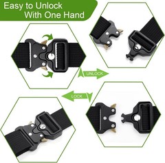 2 Pack Metal Duty Belt Buckles Replacement, 1 Inch Metal Buckle Clip