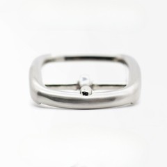 1X 30mm Belt Buckle Single Prong Rectangle Replacement Tongue Pin Buckle for Men