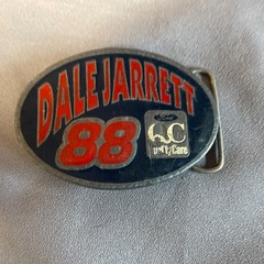 Dale Jarrett #88 3 Inch Oval Belt Buckle Ford Limited Edition #572