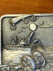 Arroyo Grande Buckle Co. American Fishermen VTG Limited Edition 1983 1294/5000
