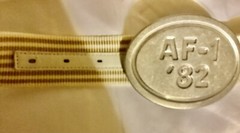 New Vintage Blue Ribbon And Nike Belt With Buckle XXL