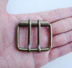 4 Pieces 40Mm Roller Belt Buckle,1½ Inch Double Pin DIY Leathercraft Hardware G