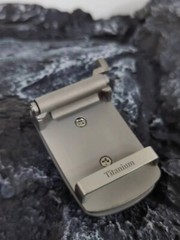 New Pure Titanium Men&rsquo;s Belt Pin Buckle Five Blessings Pattern Anti Allergic EDC