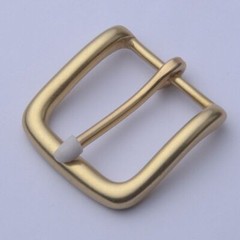 Solid Brass Belt Buckles 40mm Vintage Waistband Pin Buckle Belt Accessories 1pc