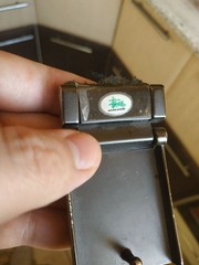 Vintage Stussy Belt Buckle ONLY Peace Love Dollar Archive 90s Silver Metal